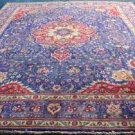 9'10x13 Superb Blue Fine Mint Genuine Persian Tabriz Hand Knotted Wool Area Rug