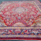10 x 13  Authentic S Antique Persian Kashmar Hand Knotted Oriental Wool Area Rug