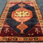 5 x 7 Signed Dated Genuine S Antique Persian Tribal Bijar Hand Knotted Wool Rug