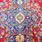 9'4x12'6 Signed Weaved "Made in Iran" Genuine S Antique Persian Kashmar Wool Rug