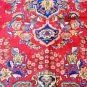 9'4x12'6 Signed Weaved "Made in Iran" Genuine S Antique Persian Kashmar Wool Rug