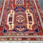 4x10'6 Beuatiful Genuine S Antique Persian Tribal Hand Knotted Animal Runner Rug