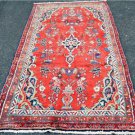 3'4x6'10 Genuine Semi Antique Persian Sarouk Village Hand Knotted Wool Area Rug