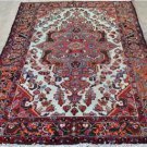 4'3x6'9 Genuine Semi Antique Persian Borchelu Tribal Hand Knotted Wool Area Rug