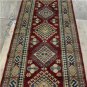 2'9x11'9 Fine Vege Dyed Wool Caucasian Kazak Style Handmade Oriental Runner Rug