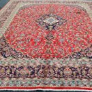 9'6 x 12'8 Elegant Genuine S Antique Persian Kashan Hand Knotted Wool Area Rug