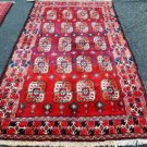 4 x 7'5 Abrushed Rare Genuine Semi Antique Persian Balouch Hand Knotted Wool Rug