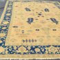9 x 11'6 Oriental Turkish Oushak Style Fine Romanian Hand Knotted Wool Area Rug