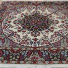 6'6 x 7 Beautiful Authentic Persian Kerman Oriental Hand Knotted Wool Area Rug