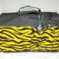 Limited Edition Printed Bag Organizer / Bag Insert Large (Yellow Zebra Print)