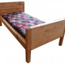 Wooden doll bed with mattress (fits american girl)