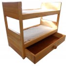 Doll Bunk Bed with Storage Drawer