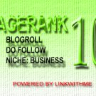 Get permanent homepage dofollow backlink from my PAGERANK 10 business blog
