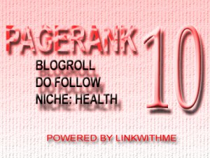 Get permanent homepage dofollow backlink from my PAGERANK 10 health