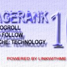 Get permanent homepage dofollow backlink from my PAGERANK 10 technology blog