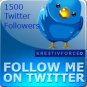 1500 Twitter Followers