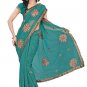 Indian Bollywood Designer Saree Embroidery Stylish Traditional Sari - TU 650