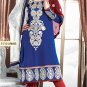 Georgette Bollywood Wedding Salwar Kameez Shalwar Suit - DZ 5110a N