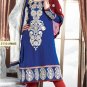 Georgette Bollywood Wedding Salwar Kameez Shalwar Suit - DZ 5110a N