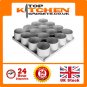Alan Silverwood 16 Piece x 3" Inch Multi Mini Round Cake Baking Tin Pan Wedding