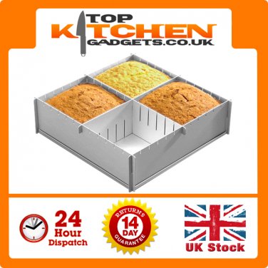 Alan Silverwood Multisize 12&acirc;�� Inch Square Deep Baking Cake Tin - Multi Size