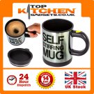 Self Stirring Mug ✰ Plain Lazy ✰ Auto Stir Tea Coffee ✰ Office Novelty Gift Cup