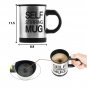 Self Stirring Mug &acirc;�&deg; Plain Lazy &acirc;�&deg; Auto Stir Tea Coffee &acirc;�&deg; Office Novelty Gift Cup