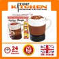 Coffee Magic Mug - Instant Milk Frothing Frother Latte Espresso Hot Cup Gift