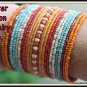 25 Row Seed Beed Cuff Bracelet