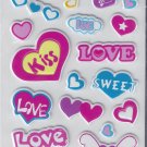 Love Hearts stickers - Crafts Rewards Kids Scrapbook