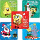 Sponge Xmas - Large Stickers - Kids Rewards Crafts Scrapbook