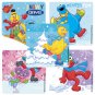 Sesame Street Winter - Large Stickers - Kids Rewards Crafts Scrapbook