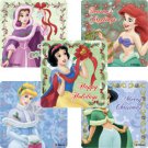 Princess Xmas - Large Stickers - Kids Rewards Crafts Scrapbook