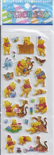 Pooh Bear stickers - Crafts Rewards Kids Scrapbook
