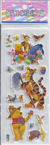 Pooh Bear stickers - Crafts Rewards Kids Scrapbook