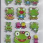Frogs Sparkle Animal stickers - Crafts Rewards Kids Scrapbook