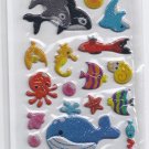 Ocean Sparkle Animal stickers - Crafts Rewards Kids Scrapbook