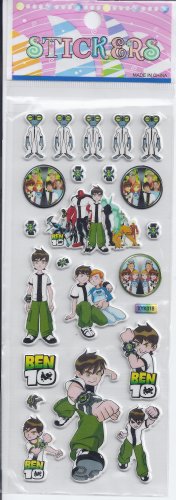 Ben Hero Puffy stickers - Crafts Rewards Kids Scrapbook