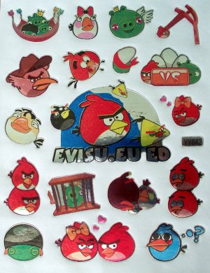 Bairds -  Foil stickers - Crafts Rewards Kids Scrapbook
