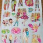 Barbie -  Foil stickers - Crafts Rewards Kids Scrapbook