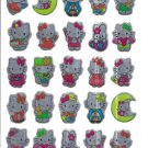 Kitty -  Foil stickers - Crafts Rewards Kids Scrapbook