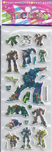 Trans Robots-  Puffy stickers - Crafts Rewards Kids Scrapbook