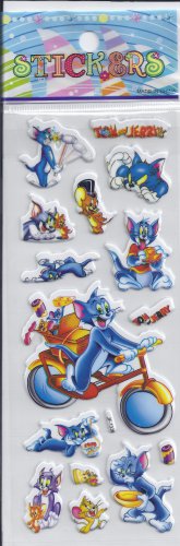 Cat Mouse- Puffy stickers -SOLDOUT