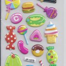 Sweets Candy - Puffy stickers - Crafts Rewards Kids Scrapbook