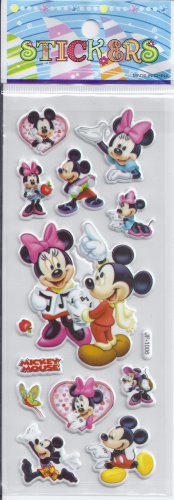 Mickey Mouse- Puffy stickers - Crafts Rewards Kids Scrapbook