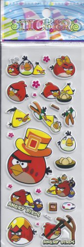 Birds- Puffy stickers - Crafts Rewards Kids Scrapbook