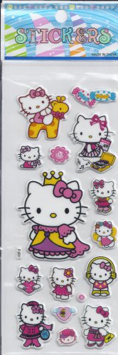 Kitty- Puffy stickers - Crafts Rewards Kids Scrapbook
