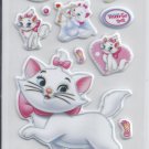 Marie Cat- Puffy stickers - Crafts Rewards Kids Scrapbook