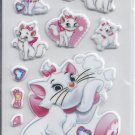 Marie Cat- Puffy stickers - Crafts Rewards Kids Scrapbook