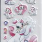 Marie Cat- Puffy stickers - Crafts Rewards Kids Scrapbook